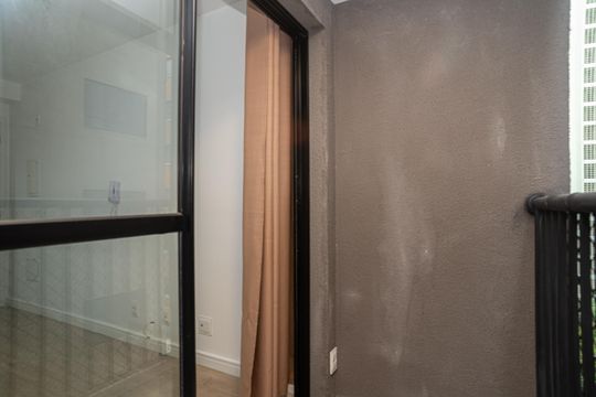 Varanda da Sala de apartamento para alugar com 2 quartos, 37m² em Centro, São Paulo