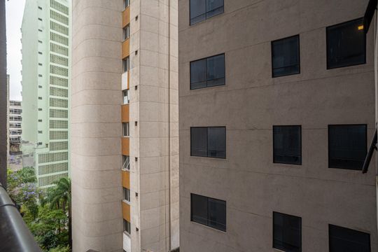 Vista da Varanda da Sala de apartamento para alugar com 2 quartos, 37m² em Centro, São Paulo