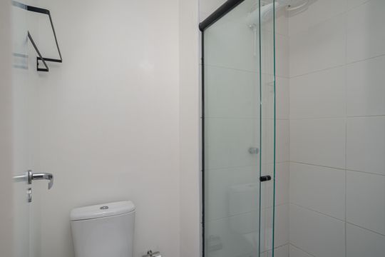 Banheiro de apartamento para alugar com 2 quartos, 37m² em Centro, São Paulo