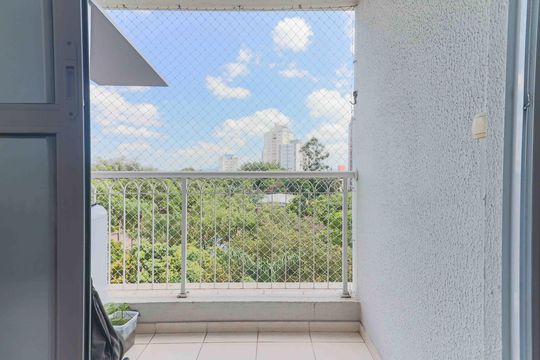 Varanda da Sala de apartamento à venda com 3 quartos, 66m² em Jaguaré, São Paulo