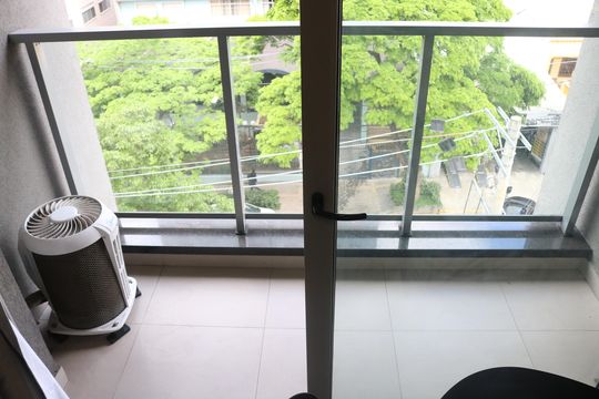 Varanda do Studio de kitnet/studio à venda com 1 quarto, 29m² em Perdizes, São Paulo