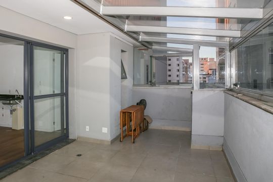 Sacada do Studio de kitnet/studio para alugar com 1 quarto, 42m² em Perdizes, São Paulo