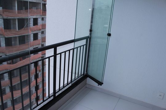 Varanda do Studio de kitnet/studio para alugar com 1 quarto, 33m² em Consolação, São Paulo