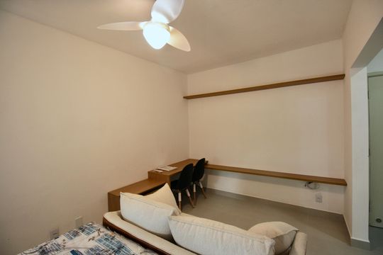Studio de kitnet/studio para alugar com 1 quarto, 30m² em Embaré, Santos