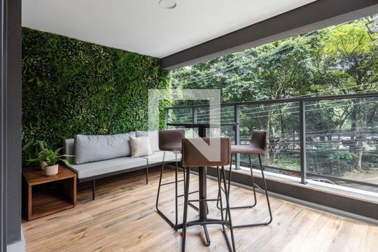 Área comum de apartamento para alugar com 1 quarto, 50m² em Pinheiros, São Paulo