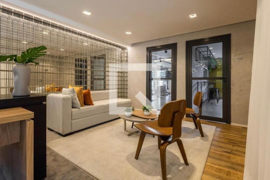 Área comum de apartamento para alugar com 1 quarto, 50m² em Pinheiros, São Paulo