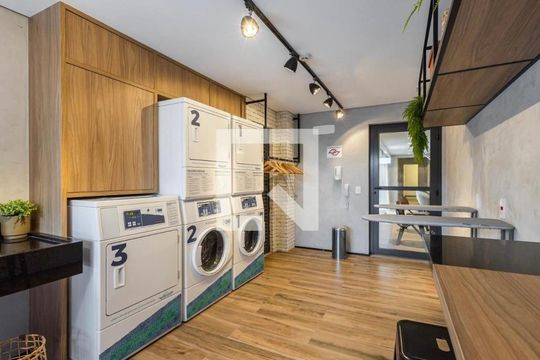 Área comum de apartamento para alugar com 1 quarto, 50m² em Pinheiros, São Paulo