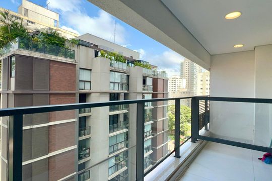 Varanda de apartamento para alugar com 1 quarto, 50m² em Pinheiros, São Paulo