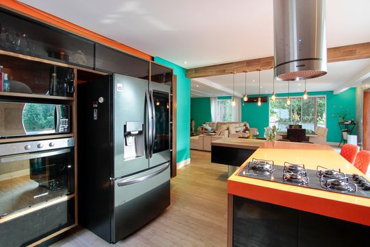 Cozinha de casa de condomínio para alugar com 4 quartos, 1700m² em Itanhangá, Rio de Janeiro