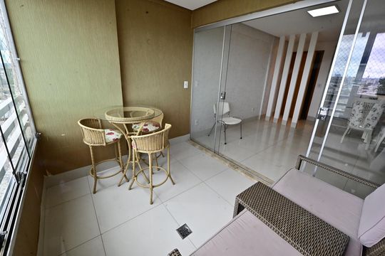 Varanda de apartamento para alugar com 1 quarto, 63m² em Jardim América, Goiânia