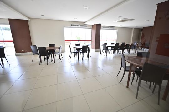 Área comum de apartamento para alugar com 1 quarto, 63m² em Jardim América, Goiânia