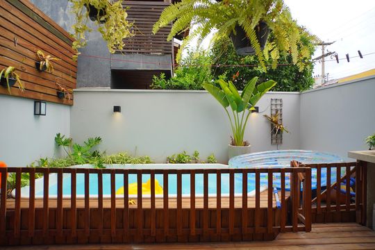 Piscina de casa de condomínio à venda com 3 quartos, 129m² em Hípica, Porto Alegre