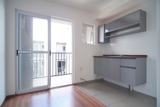 Cozinha de apartamento à venda com 2 quartos, 63m² em Rondônia, Novo Hamburgo