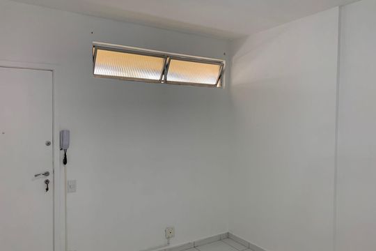 Sala de apartamento para alugar com 1 quarto, 65m² em Pompéia, Santos