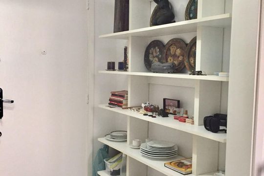 Sala de apartamento à venda com 1 quarto, 60m² em Centro, Rio de Janeiro