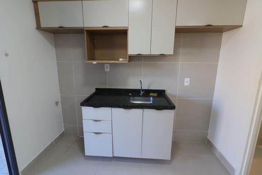 Cozinha de apartamento para alugar com 1 quarto, 40m² em Centro, Osasco