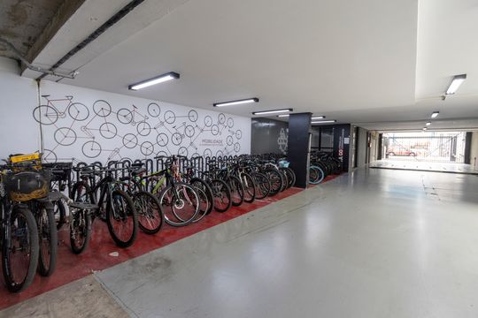 Área comum de kitnet/studio para alugar com 1 quarto, 32m² em Bom Retiro, São Paulo