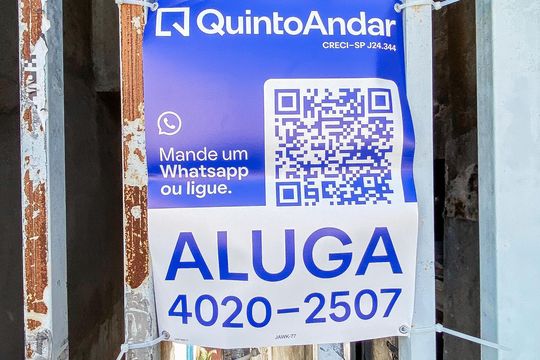Placa  de casa para alugar com 2 quartos, 40m² em Parque Cisper, São Paulo