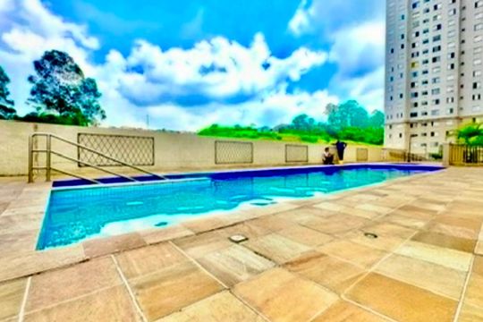 Área comum - Piscina de apartamento para alugar com 2 quartos, 47m² em Jardim Las Vegas, Guarulhos