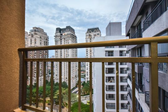 Varanda do Studio de kitnet/studio à venda com 1 quarto, 26m² em Jardim Panorama, São Paulo