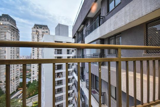 Varanda do Studio de kitnet/studio à venda com 1 quarto, 26m² em Jardim Panorama, São Paulo