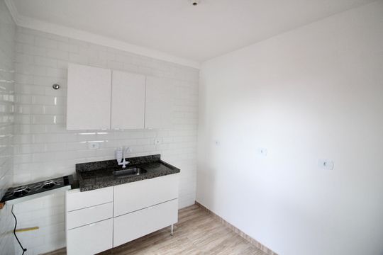 Sala/Cozinha de apartamento para alugar com 1 quarto, 35m² em Vila Guilhermina, São Paulo