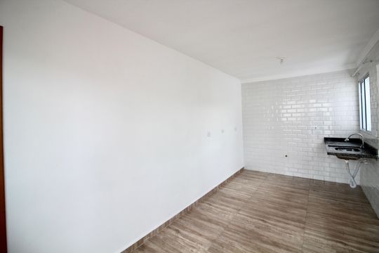 Sala/Cozinha de apartamento para alugar com 1 quarto, 35m² em Vila Guilhermina, São Paulo