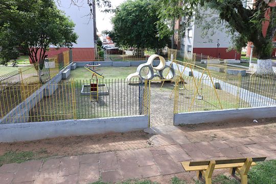 Área comum - Playground de apartamento à venda com 3 quartos, 80m² em Rubem Berta, Porto Alegre