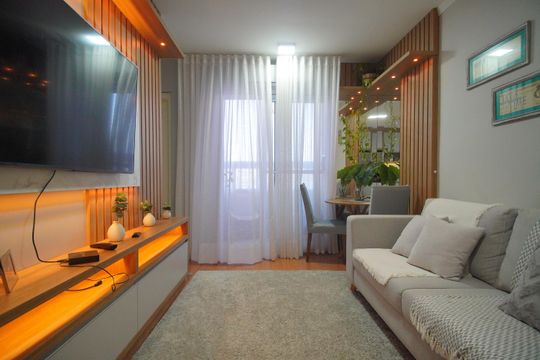 Sala de apartamento à venda com 2 quartos, 50m² em Vila Rosa, Novo Hamburgo