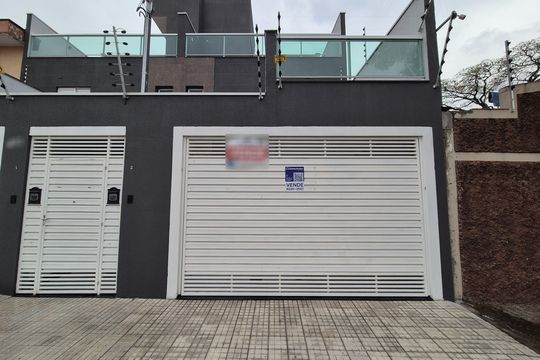Fachada de casa à venda com 2 quartos, 85m² em Vila Marina, Santo André