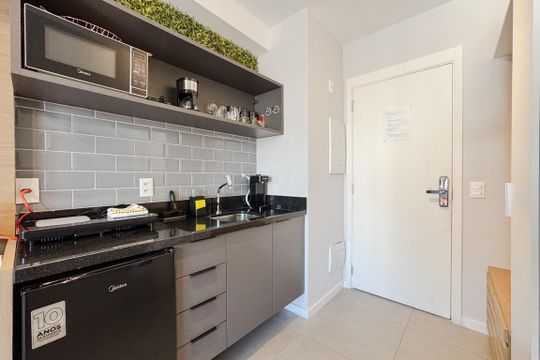 Studio de kitnet/studio para alugar com 1 quarto, 24m² em Jardim Paulistano, São Paulo