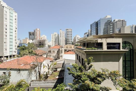 Vista de kitnet/studio para alugar com 1 quarto, 24m² em Jardim Paulistano, São Paulo
