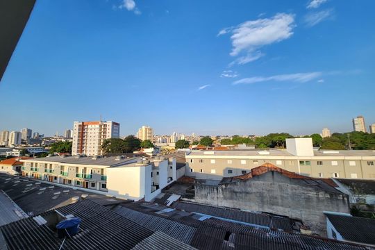 Vista da sala de kitnet/studio para alugar com 2 quartos, 43m² em Chácara Califórnia, São Paulo