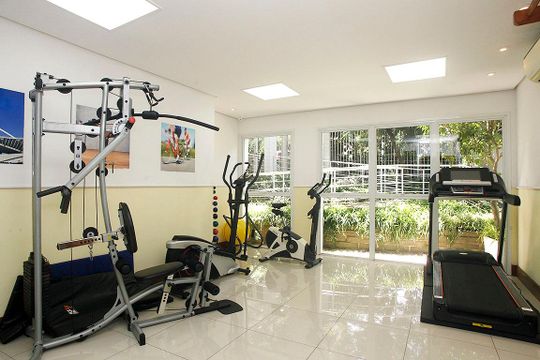 Área Comum - Academia de apartamento à venda com 1 quarto, 138m² em Jardim Botânico, Porto Alegre