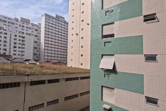 Vista do Quarto 1 de apartamento para alugar com 1 quarto, 66m² em Gonzaga, Santos