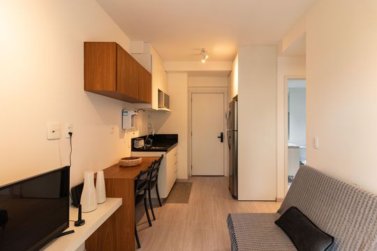 Sala de apartamento à venda com 1 quarto, 31m² em Perdizes, São Paulo