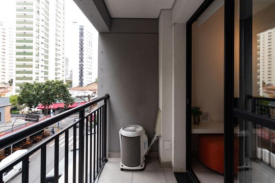 Varanda de apartamento à venda com 1 quarto, 31m² em Perdizes, São Paulo