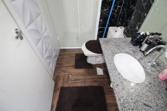 Banheiro 1 de apartamento para alugar com 2 quartos, 37m² em Parada Inglesa, São Paulo
