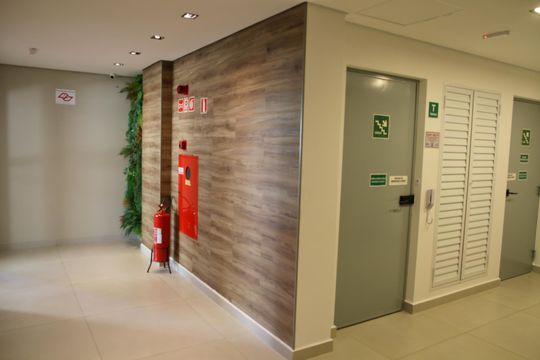 Área comum - Hall de entrada de apartamento para alugar com 2 quartos, 48m² em Vila Joao Basso, São Bernardo do Campo