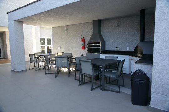 Área comum - Churrasqueira de apartamento para alugar com 2 quartos, 48m² em Vila Joao Basso, São Bernardo do Campo
