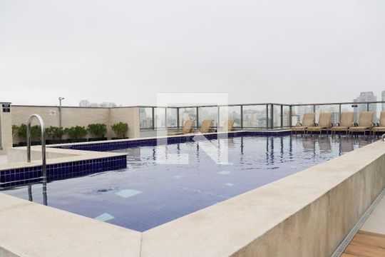 Área comum - Piscina de apartamento para alugar com 1 quarto, 70m² em Vila Clementino, São Paulo