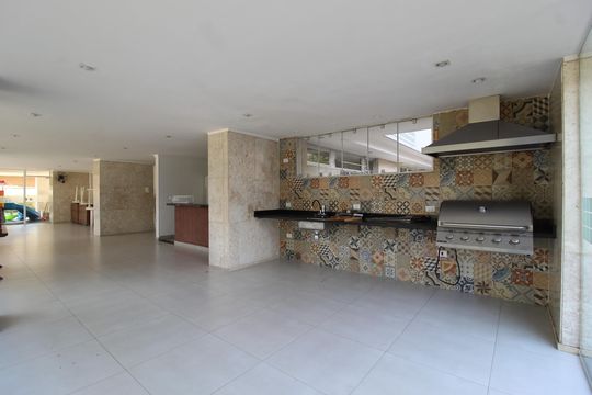 Área Comum - Churrasqueira de apartamento para alugar com 3 quartos, 110m² em Vila Olímpia, São Paulo