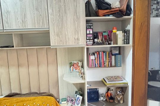 Suíte de apartamento à venda com 2 quartos, 52m² em Campestre, Santo André