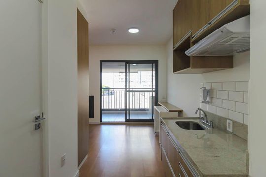 Cozinha de apartamento para alugar com 1 quarto, 26m² em Jardim Independência (são Paulo), São Paulo