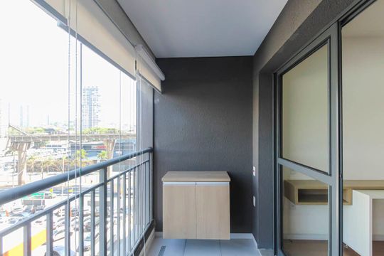 Varanda  de apartamento para alugar com 1 quarto, 26m² em Jardim Independência (são Paulo), São Paulo