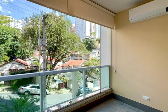 Varanda de apartamento à venda com 3 quartos, 84m² em Sumaré, São Paulo