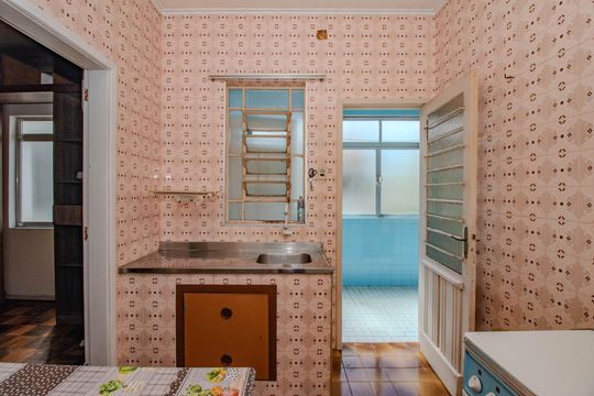 Cozinha de apartamento para alugar com 3 quartos, 112m² em Floresta, Porto Alegre