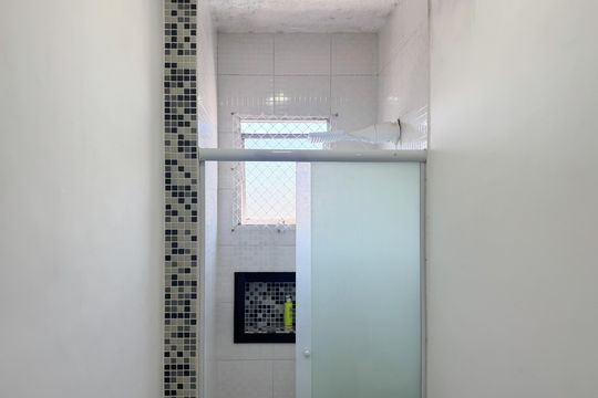 Banheiro Social de apartamento à venda com 2 quartos, 74m² em Vila Moraes, São Bernardo do Campo