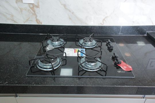 Cozinha de apartamento para alugar com 2 quartos, 86m² em Boqueirão, Santos
