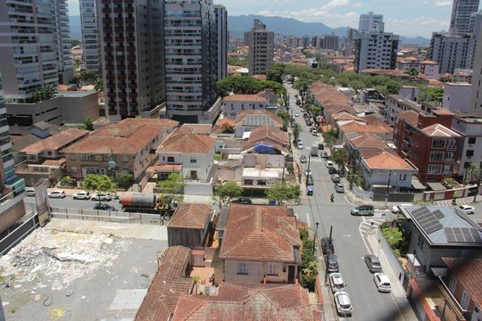 Vista Quarto 1 de apartamento para alugar com 2 quartos, 86m² em Boqueirão, Santos